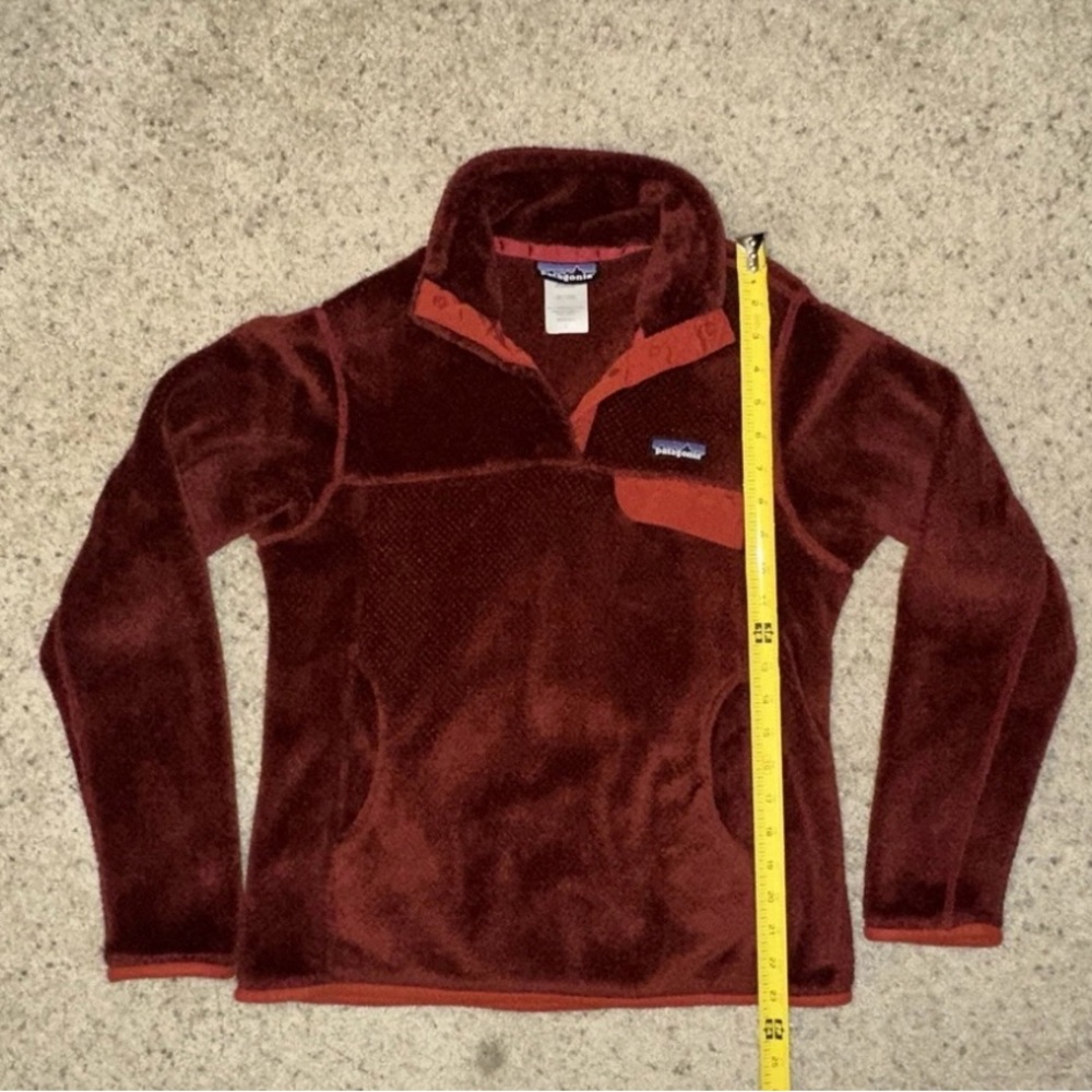 Patagonia Burgundy Fleece Pullover